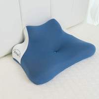 Oreiller ergonomique de décompression cervicale en mousse à mémoire de forme pour la lecture au lit, avec housse amovible et lavable, design respirant et adapté aux voyages