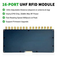 Módulo RFID UHF TY904 de 16 puertos de largo alcance con chip Impinj E710 interfaz RS232 TTL para una gestión eficiente del inventario del almacén