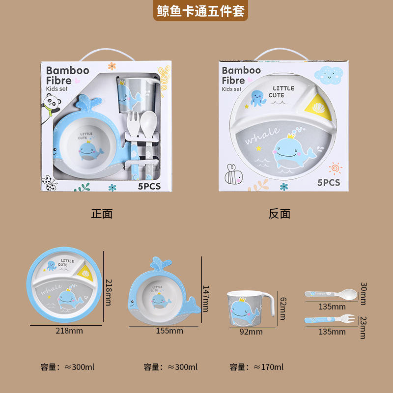 Ensemble de cinq pièces Whale