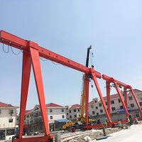 Grue portique monopoutre mobile montée sur rail, type MH, avec palan électrique, la plus vendue, 5 tonnes, 10 tonnes, 15 tonnes, 16 tonnes, 20 tonnes