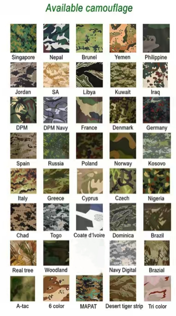 Camouflage personnalisé