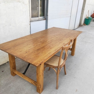 Antico rustico <span class=keywords><strong>in</strong></span> <span class=keywords><strong>legno</strong></span> massello <span class=keywords><strong>da</strong></span> pranzo pieghevole pieghevole fold harvest farm table - Product Image 5