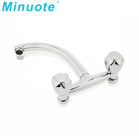 2024 nouveau Design robinet de cuisine robinet d'eau chaude et froide robinets de cuisine en laiton 304 acier inoxydable double mitigeur de robinet de bassin ouvert