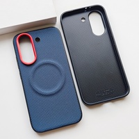 Casing Belakang Kulit Bermotif Nylon Matte Magnetik Bisnis Mewah untuk Xiaomi Redmi Turbo 5 Max / Turbo 5 / Poco X8 Pro Max / Pro