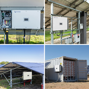 Inhenergy thương mại IP66 năng lượng mặt trời biến tần 90Kw 100kw 120kw 125kw tinh khiết tỏa sáng sóng lai biến tần - Product Image 5