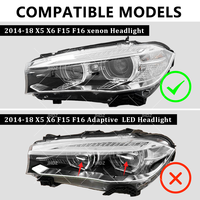 CSL jaune DRL Module Angel Eye DRL LED cartes pour BMW F15 X5 F16 X6 2014-2018 phare au xénon