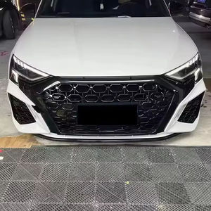 Paraurti Anteriore Stile RS3 e Kit Carrozzeria Sostitutivo S3 con Griglia a Nido d'Ape Nera Compatibile con Audi <span class=keywords><strong>A3</strong></span> S3 <span class=keywords><strong>8Y</strong></span> 2020-2024 - Product Image 6