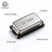 EVTU50A 32.768kHz SMD Tuning Fork Crystal 12.5pF 20ppm RTC
