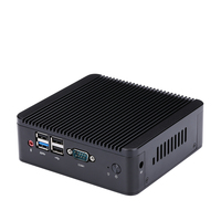 Qotom Q190P para control de dispositivos heredados con CPU Celeron J1900 de cuatro núcleos, 4 puertos serie, LAN dual y Mini PC SATA