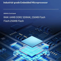 工业级 DIN 安装型 PC X86 嵌入式无风扇 4 LAN RS485 CAN Modbus 边缘网关 DC 9 36V 宽温范围