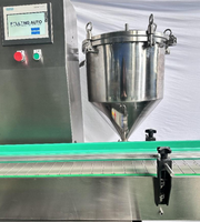 Ligne de remplissage de crème au chocolat de machine de remplissage de beurre de noix liquide collant à grande vitesse