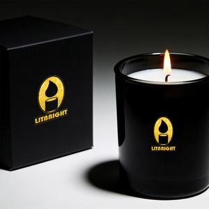 Vela Aromática LITBRIGHT al por Mayor, 60h, Tamaño Grande, Decoración de Hogar de Lujo, Fragancia para Hotel, Aromaterapia, Cera de Parafina y Soja, Vela Perfumada en Frasco de Vidrio, Logotipo Personalizado - Product Image 1