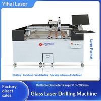 Nouvelle machine de découpe laser pour verre, CNC, de qualité industrielle, automatique, petit format, perçage, refroidissement par eau