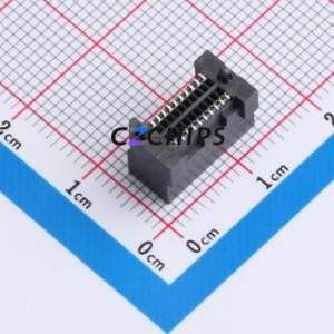 HSEC8-110-01-S-DV-A Gold Finger Connector P=0.8mm Connector 0.8mm 20P Copper Beryllium Gold - Product Image 2