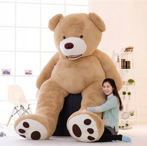 Orso gigante della pelle enorme orsacchiotto grandi animali Peluche orso confortante Super qualità giocattoli morbidi per la ragazza di dimensioni enormi - Product Image 1
