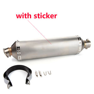 CHMotor 560mm Longueur Grand silencieux d'échappement pour moto, compatible avec les modèles 300CC 600CC <span class=keywords><strong>1000CC</strong></span> Z1000 Tmax530 CBR1000 Z900 Tmax Nmax - Product Image 2