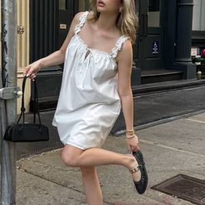 ชุดเดรสเด็กผู้หญิงแบรนด์ใหม่ ดีไซน์น่ารัก สไตล์ลำลอง แบบเจ้าหญิง สำหรับฤดูร้อน ผ้าฝ้ายป๊อปลิน 100% ระบายอากาศได้ดี ชุดมินิเดรส - Product Image 2