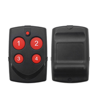 Télécommande de porte de garage automatique en plastique certifiée CE Champions AG199 433 MHz, duplicateur de clonage à code fixe, porte-clés à 4 boutons pour portail