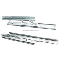 Rail de glissière de tiroir à prix promotionnel doux pliant télescopique fente pour table à manger rail de glissière de tiroir en nylon