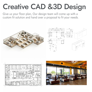 ชุดโต๊ะทำงานผู้บริหารไม้ขนาดใหญ่สไตล์โมเดิร์น สำหรับสำนักงานที่บ้านและอาคารสำนักงาน - Product Image 5