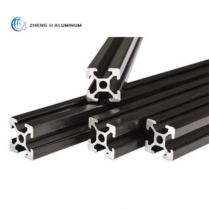 Tùy chỉnh 30x30 đen anodized nhôm đùn hồ sơ t khe Khung nhà máy OEM nhà sản xuất - Product Image 2