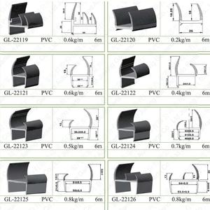 Kits de carrosserie de camion GL-22123 <span class=keywords><strong>largeur</strong></span> 30mm Joint de porte de caravane en fibre de verre PVC - Product Image 5