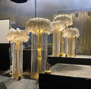 Décorations pour fête de mariage, <span class=keywords><strong>arbre</strong></span> à plumes d'autruche blanche, <span class=keywords><strong>fleur</strong></span> artificielle de table, <span class=keywords><strong>arbre</strong></span> à fleurs de cerisier - Product Image 3