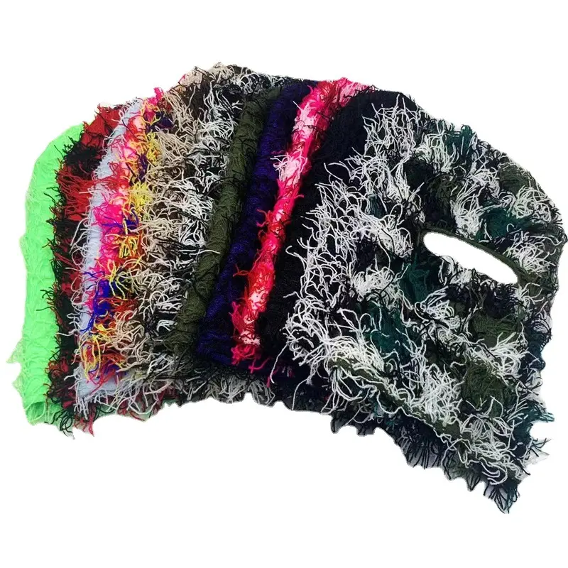 Bonnet acrylique en tricot de sport d'hiver unisexe, accessoires d'hiver, masque de ski chaud