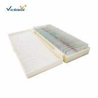 High Quality 40pcs Parasitology Microscope Prepared Slides