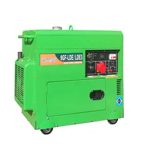 Generador de diésel silencioso, arranque eléctrico de 5kw/5kva, 7kw/7kva, 8kw/8kva, 9GF-LDE, gran oferta