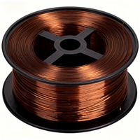 Cable de Cobre Esmaltado Plano de Poliuretano de 36 SWG AWG, IP65, para Motor, Transformador, Generador, Calefacción, Electrónica de Construcción