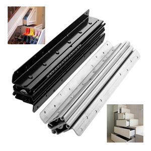 Glissière de <span class=keywords><strong>tiroir</strong></span> à installation inférieure à extension complète, robuste, design moderne, capacité de charge de 120 kg pour un usage en appartement - Product Image 1