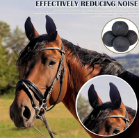 Bouchons d'oreilles anti-bruit pour chevaux, réutilisables, en mousse souple, protection auditive équine pour calmer les chevaux lors des concours, de la tonte et des feux d'artifice