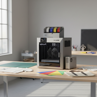 Imprimante 3D FDM multi-couleurs QIDI Max4 COMBO, grande taille 390x390x340mm, double extrudeur, haute vitesse, première imprimante 3D FDM d'entrée de gamme