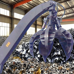 ถังขุดเหล็กไฮดรอลิกสำหรับขุดเปลือกส้มเครื่องขุดแบบใหม่กรงเล็บสี่เศษโลหะการก่อสร้าง - Product Image 1