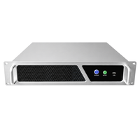 Boîtier de serveur personnalisé 2U pour montage en rack, 19 pouces, acier, avec bouton d'alimentation USB frontal et ventilation