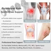 Rodillera de compresión ajustable con cierre magnético suave para protección de la rótula, ideal para voleibol, fútbol y deportes.