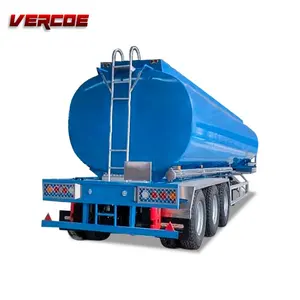 3 aks 42000 litre 45000l alüminyum alaşımlı çelik yakıt Tanker römorku