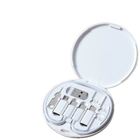 Kit Adaptador USB Multifunción 6 en 1, 60W, Cable de Carga Múltiple, Estuche, Soporte para Teléfono con Logotipo Personalizado, Bandeja, Juego de Cables de Datos, Caja de Almacenamiento