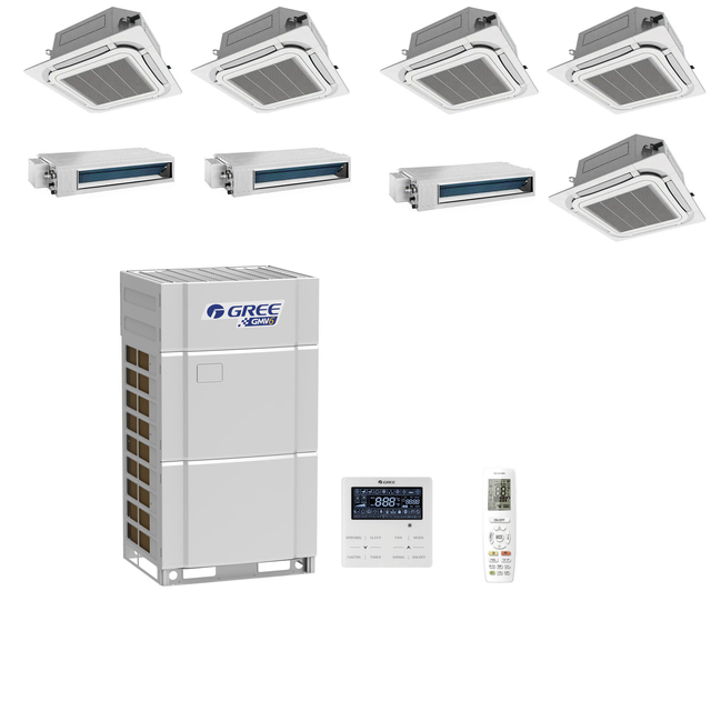 Gree High Power VRF System Multi Split Air Conditioner Outdoor Unit DC Inverter Cooling Heating HVAC Central AC Units Commercial