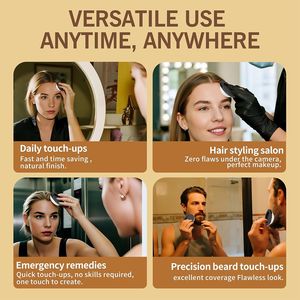 Corrector de Raíces para Cabello Fino, Polvo para Retoque de Raíces, Resistente al Agua, Relleno Instantáneo, Polvo para la Línea del Cabello, Marca Privada OEM Personalizada - Product Image 5