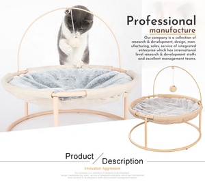 Yeni kedi yatak hamak nefes file kumaş dört mevsim evrensel çıkarılabilir yıkanabilir kolay kurulum kedi hamak yatak - Product Image 5