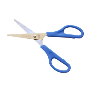 diseño de seguridad contundente Mini de plástico <span class=keywords><strong>6</strong></span> "estudiante de la escuela de los niños tijeras artesanía - Product Image 3