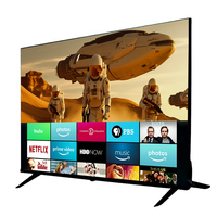 Televisor LCD 4K FHD de 120Hz con Retroiluminación LED y Bisel Delgado, WiFi Integrado, Multi-OS, 24-110 Pulgadas, HDTV Inteligente para Interiores