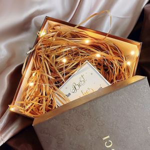 50g Raffia Paper Shreds, Gift <b>Box</b> Filler, <b>Wedding</b> Favor Packaging, Crinkle Paper for Candy, Party Decoration Supplies - Product Image 1