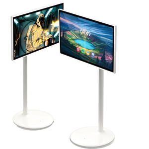 Téléviseur intelligent 32 pouces LED blanc HDTV Android 13 8+128 Go FHD Écran tactile rotatif Portable avec télécommande Tablette portable 32 pouces - Product Image 1