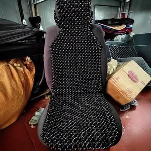 Summer Car Seat Cushion Wooden Beads Cooling Single Piece Front Seat <b>Backrest</b> For Van Truck - Product Image 1