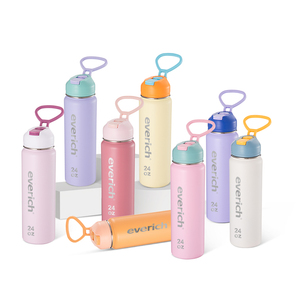 Bottiglia d'Acqua Personalizzata da 24oz, Thermos in Acciaio Inox, Bottiglia d'Acqua Portatile da Viaggio - Product Image 3