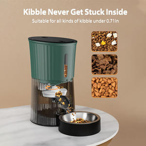 Usine en gros Smart <span class=keywords><strong>Pet</strong></span> Feeder avec caméra en acier inoxydable 3L chien bols antidérapant résine Station chiot moyen pour chiens chats - Product Image 6