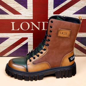 Botas de Moda para Hombre y Niño, de Caña Alta, con Suela Gruesa, Estilo Casual, por Encima de la Rodilla, Zapatos de Hombre con Suela Gruesa y a la Moda - Product Image 4